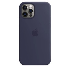 Силикон Original Round Case Apple iPhone 15 Pro (09) Midnight Blue