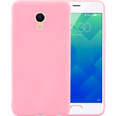 Силіконовий чохол iNavi Color для Meizu M5 (Рожевий)