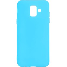 Силиконовый чехол iNavi Color Samsung Galaxy A6 (2018) A600 (голубой)