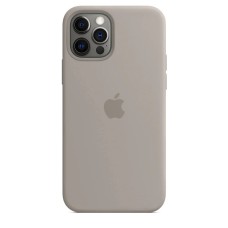 Силіконовий оригінальний круглий чохол для Apple iPhone 14 Pro (16) Stone
