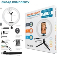 Набір аксесуарів для зйомки ACCLAB Ring Of Light (Мікрофон AUX 3.5 + пульт + спліттер AUX 3.5) MD