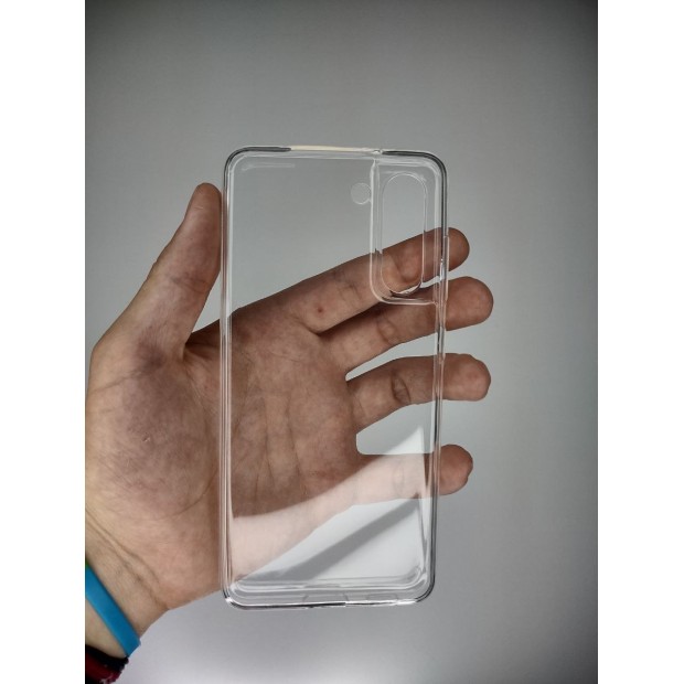 Чохол силіконовий WS для Samsung Galaxy S21 FE (прозорий)