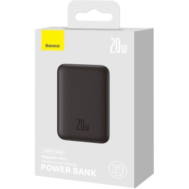 PowerBank Baseus Magnetic Wireless MagSafe 10000mAh 20W (Чорний)
