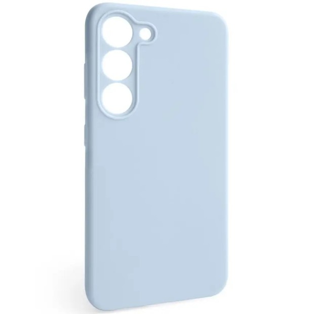 Силікон оригінальний для Samsung Galaxy S23 Plus (ShutCam) (Блакитний)