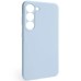 Силікон оригінальний для Samsung Galaxy S23 Plus (ShutCam) (Блакитний)
