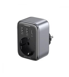 СЗУ-адаптер UGREEN CD314 (1EU/ 2USB/ 1Type-C) (Space Gray) (90613) СЗУ-адаптер UGREEN CD314 (1EU/ 2USB/ 1Type-C) (Space Gray) (90613)
