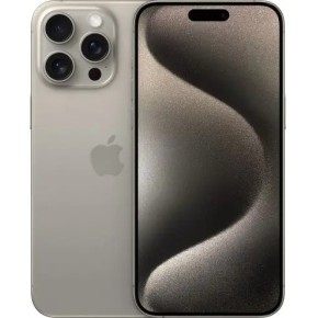 Мобильный телефон Apple iPhone 15 Pro Max 256Gb (Natural Titanium) (Grade A) 82% Б/У