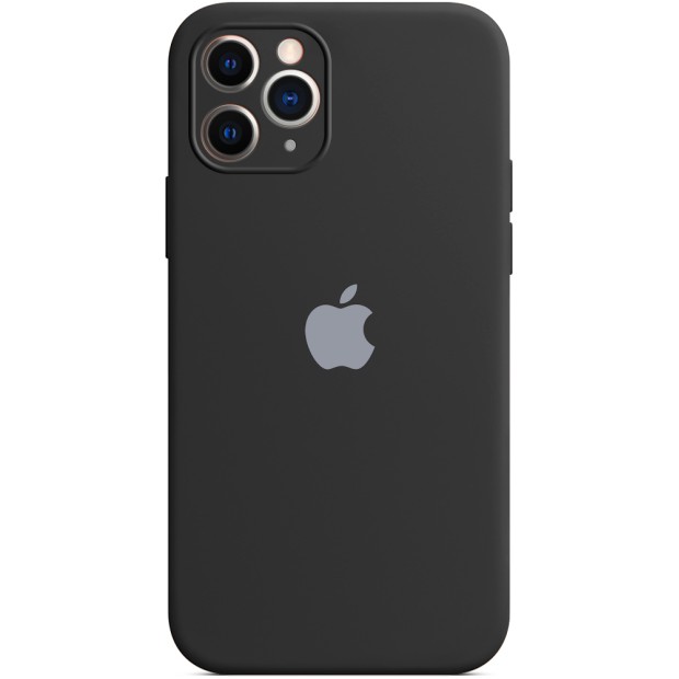 Оригінальний силіконовий чохол RoundCam для Apple iPhone 11 Pro (07) чорний.
