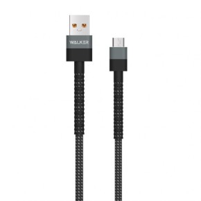 USB-кабель Walker C700 (1m) (Type-C) (Чёрный) (Уценка) (Категория 1)