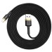 USB-кабель Baseus Cafule Special Edition 1.5A (2m) (Lightning) (Золотий / Чорний) CALKLF-CV1