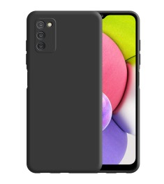 Силикон Original 360 Case Samsung Galaxy A03S (2021) (ShutCam) (Чёрный)