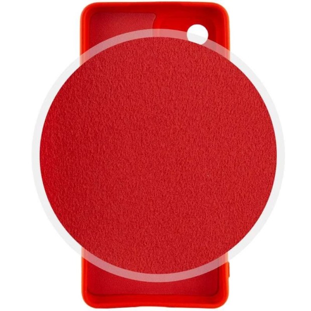 Силіконовий чохол Original Samsung Galaxy S23 Ultra (ShutCam) (Червоний)