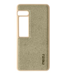 Силикон Textile Meizu Pro 7 (Бежевый)