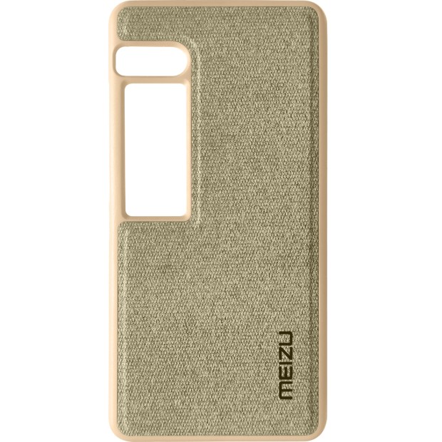 Силикон Textile Meizu Pro 7 (Бежевый)