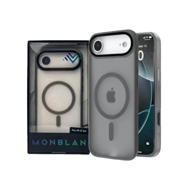 Накладка Monblan Magnetic Matte Magsafe для Apple iPhone 17 Air (Сірий)