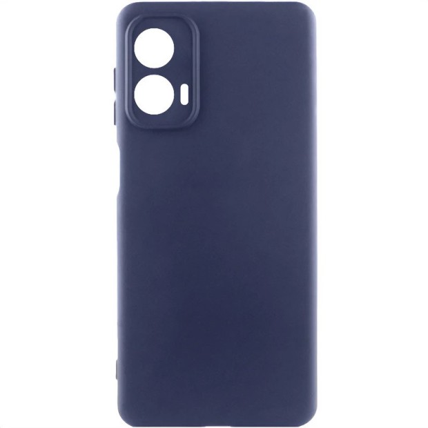 Силікон Original Motorola Moto G85 (ShutCam) (Темно-синій)