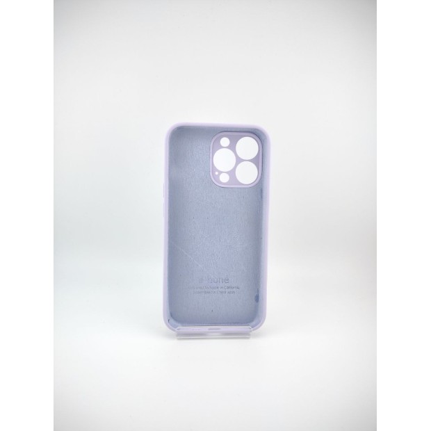 Силіконовий оригінальний чохол RoundCam для Apple iPhone 13 Pro (71) Світлий гліцин