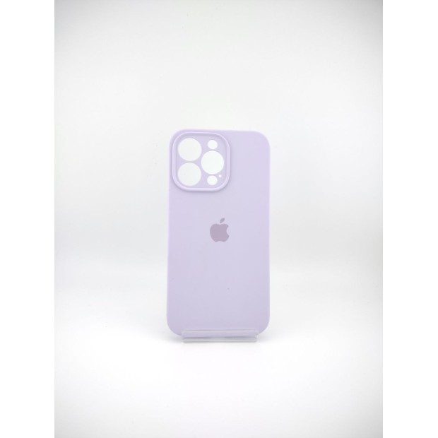 Силіконовий оригінальний чохол RoundCam для Apple iPhone 13 Pro (71) Світлий гліцин