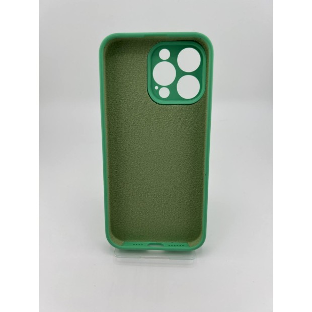 Силикон Original RoundCam Case Apple iPhone 15 Pro Max (49) Aquamarine