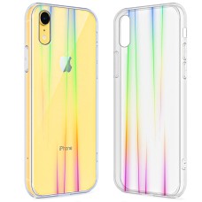 Силикон 3D Gradient Case Apple iPhone XR (Прозрачный)