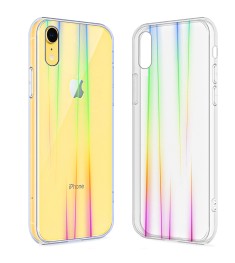 Силіконовий 3D Градієнт Чохол для Apple iPhone XR (Прозорий)