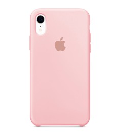 Оригінальний силіконовий чохол Apple для iPhone XR (08) Рожевий пісок.