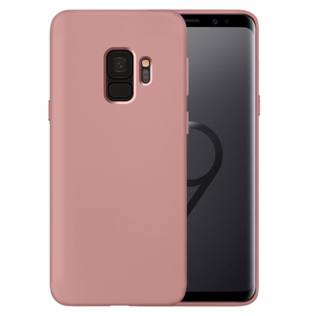 Силіконовий Original 360 чохол для Samsung Galaxy S9 (Пудровий)