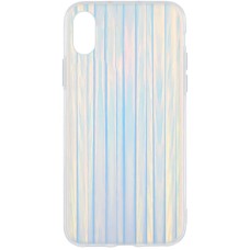 Чохол Ice Abstractions з силікону для Apple iPhone X  /  XS (Смуги)