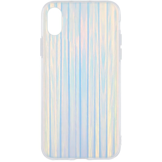 Чохол Ice Abstractions з силікону для Apple iPhone X  /  XS (Смуги)