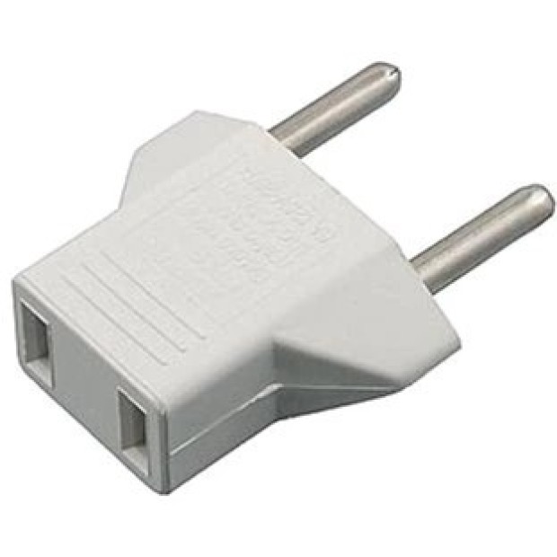 Мережевий перехідник ArmorStandart US to EU пластик (Білий) AR