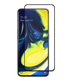 Защитное стекло 5D Ceramic Samsung Galaxy A80 / A90 (2019) Black