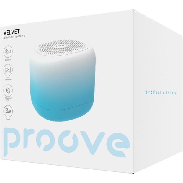 Портативна акустика Proove Velvet 3W (Синя)