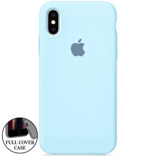 Оригінальний силіконовий чохол круглої форми Apple iPhone XS Max (15) бузковий