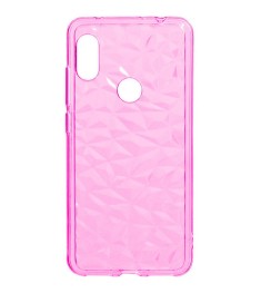 Силіконовий прозорий чохол для Xiaomi Redmi 6 Pro  /  Mi A2 Lite (рожевий)