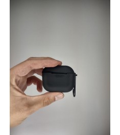Чохол для навушників Повністю силіконовий футляр для Apple AirPods 3 (07) Чорний..