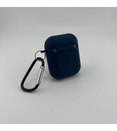 Чохол для навушників Full Silicone Case Apple AirPods 1  /  2 (88) Storm Blue