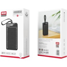 PowerBank XO PR157 40000mAh PD 20W + QC 22.5W (Black)