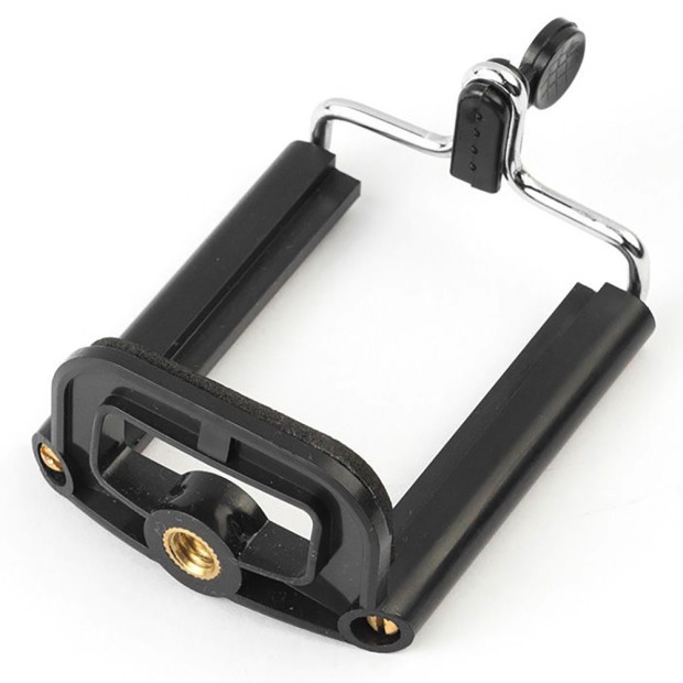 Універсальний тримач для телефону на штатив  /  монопод  /  селфі-палицю