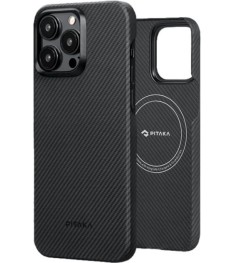 Накладка Pitaka MagEZ Case 4 Twill 600D Apple iPhone 15 Pro (Black/Grey)
