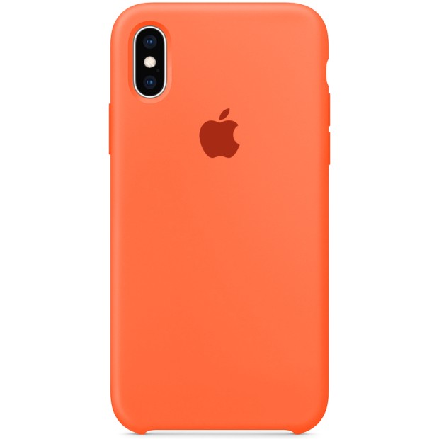 Чохол силіконовий оригінальний Apple для iPhone X  /  XS (11) Персиковий