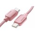 USB-кабель Essager Breeze 100W (Type-C - Type-C) (1m) (Pink) EXCTT1-WL04-P