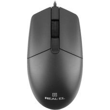 Миша дротова Real-El RM-210 (Чорна)