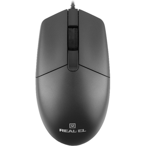 Миша дротова Real-El RM-210 (Чорна)