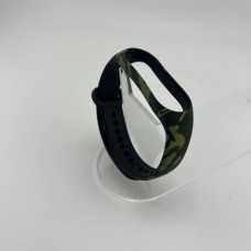 Strap Picture Design for Xiaomi Mi Band 5  /  Mi Band 6  /  Mi Band 7 (4) Camouflage Green