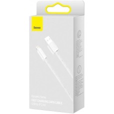 USB Cable Baseus Dynamic 2.4A (2m) (Lightning) (White) CALD000502