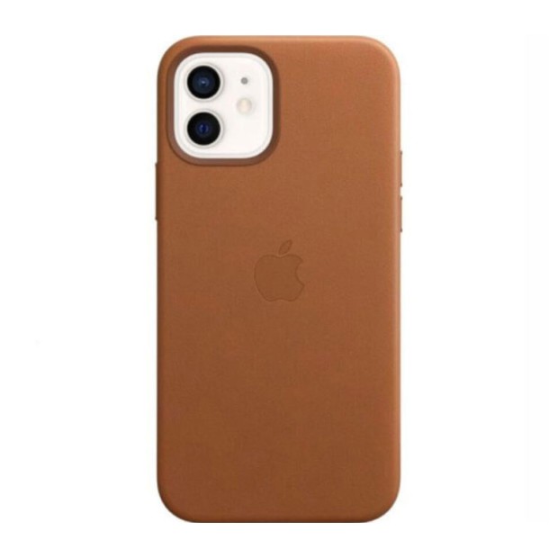 Силикон Original Round Case Apple iPhone 12 / 12 Pro (29) Saddle Brown