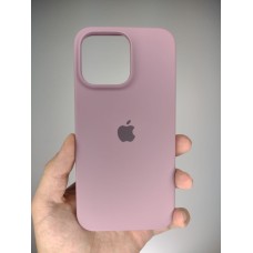 Силикон Original Round Case Apple iPhone 15 Pro Max (01) Bilberry