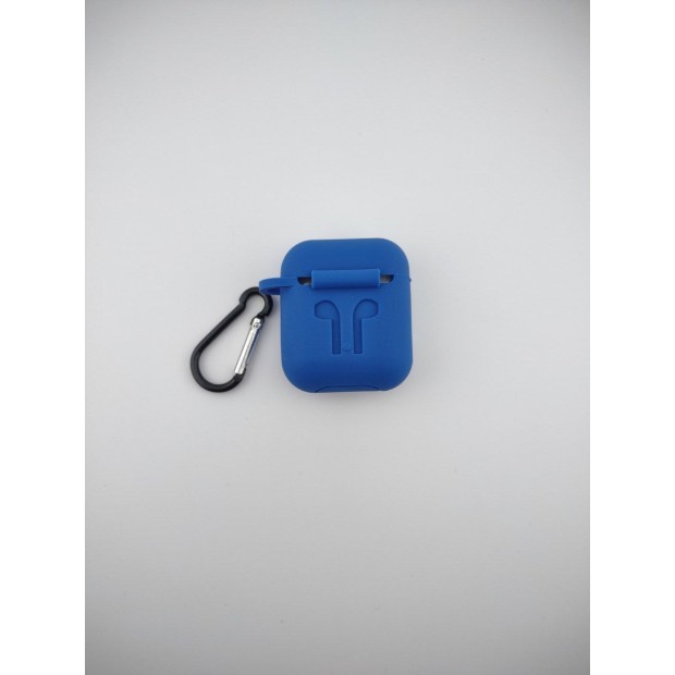 Чехол для наушников Full Silicone Case Apple AirPods 1 / 2 (22) Blue Cobalt