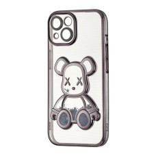 Чехол UMKU Bear Shine Apple iPhone 15 (Black)