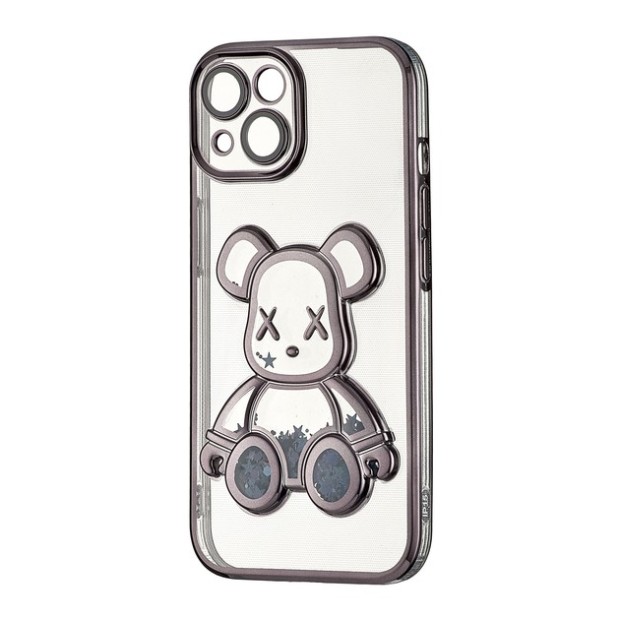 Чохол UMKU Bear Shine для Apple iPhone 15 (чорний)